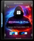 Windows 11 Pro х64 Version 26H1 Build 28000.1719...